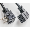 Extensión del cable de alimentación de CA, IEC320 C-19 a IEC320 C-20, 2 &#39;14AWG, 250V, 15A UL